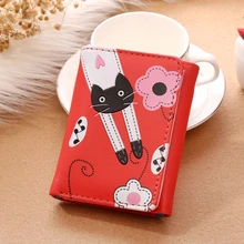 Fashion Wallet Cartoon Lady Short Wallet Card Package Ms. 3 Fold Wallet Purse Female Coin Purse цена Fashion Wallet Cartoon Lady Short Wallet Card Package Ms. 3 Fold Wallet Purse Female Coin Purse цены онлайн