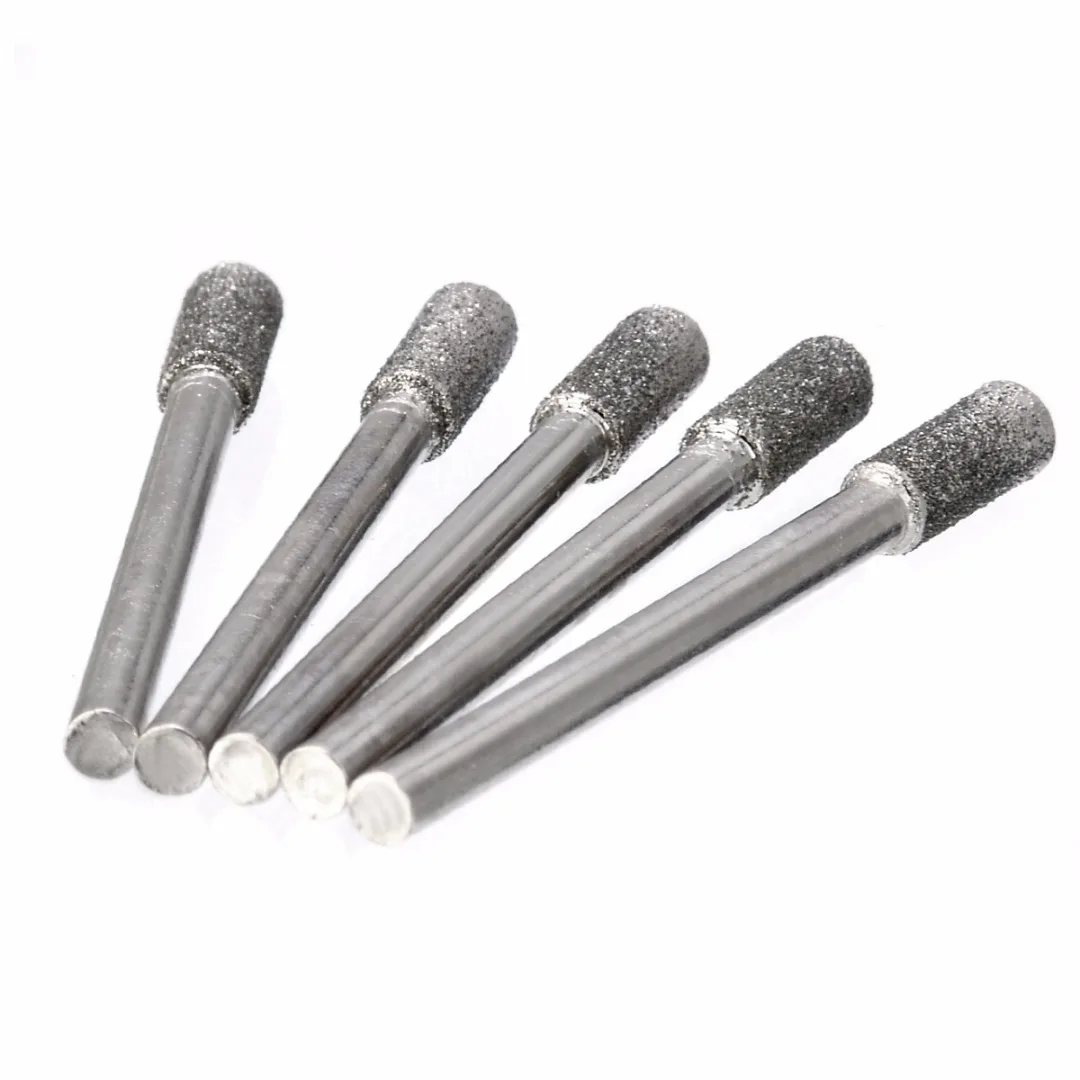 5Pcs 4 Diamond Grinding Drills Silver Diamond Grinding Burr Drill Bits 4mm Grinding Diameter For Engraving Machine Rotary Tool 5Pcs 4 Diamond Grinding Drills Silver Diamond Grinding Burr Drill Bits 4mm Grinding Diameter For Engraving Machine Rotary Tool