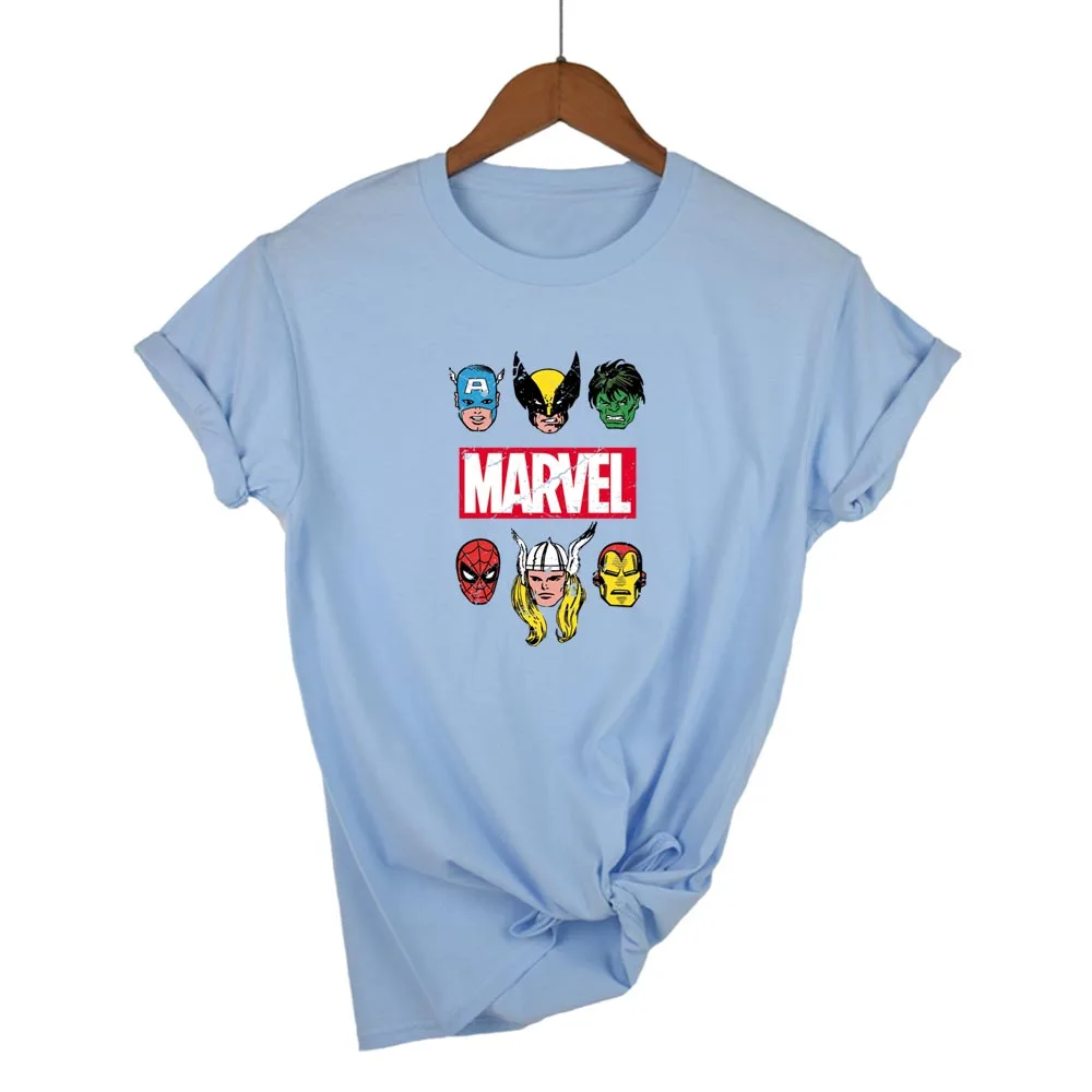 

MARVEL Letters Print Women tshirt Cotton Casual Funny t shirt For Lady Girl Top Tee Hipster Tumblr Drop Ship