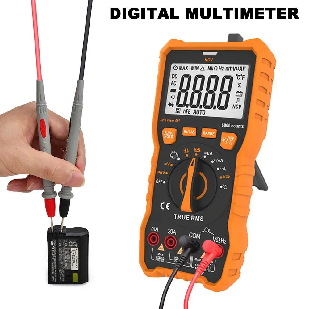 

Digital Multimeter High Precision Automatic Universal Meter Electrician Voltmeter Household Current Meter