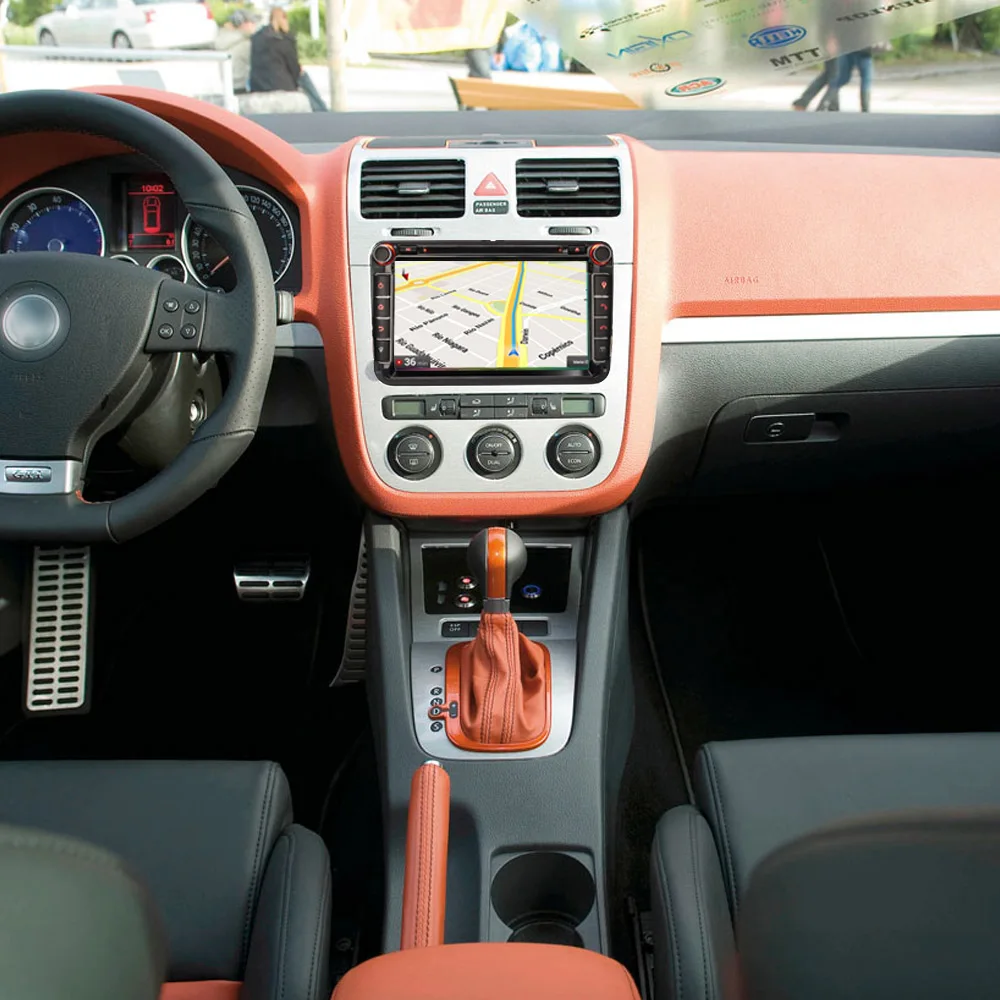 Excellent 8" Android 8.1 Autoradio Sat Nav DAB+ DVD Radio GPS OBD Car Multimedia Player for VW Passat Golf Polo V 6R Scirocco Skoda Seat 1