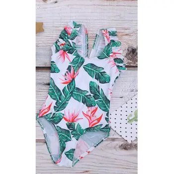 

Women Mother Daughter Toddler Baby Floral Bathing Swimsuit Family Matching Set