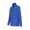 Veste militaire Vintage pour hommes, veste de défilé militaire gothique, boutons brodés, couleur unie, haut, uniforme rétro, Cardigan, vêtements d'extérieur ► Photo 3/5