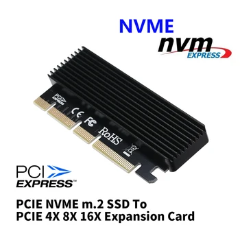

PCIE NVME m.2 SSD to PCIE 4X 8X 16X Interface Expansion Card Adapter Card Full Speed Support 2230 2242 2260 2280