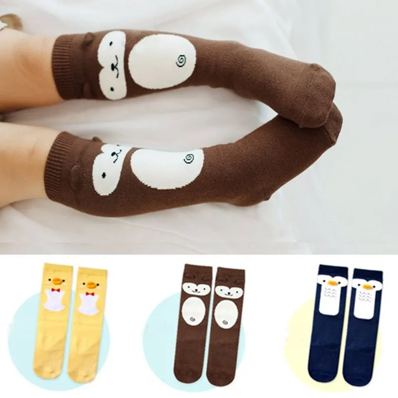 Baby Sock Cartoon Cute Soft Cotton Girl Boy Duck Penguin Design Children Infant Animal Pattern Anti-slip Long Socks Baby Sock Cartoon Cute Soft Cotton Girl Boy Duck Penguin Design Children Infant Animal Pattern Anti-slip Long Socks