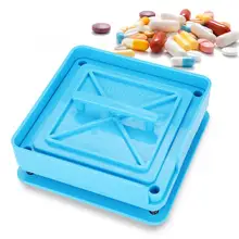 Лицо капсула для порошка ручной инструмент для наполнения 100 отверстия витаминами Кофе порошок Косметика капсулы Наполнитель пудра для макияжа инструменты