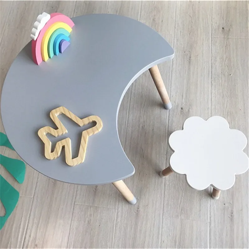 Nordic Style Kids Room Furniture Kids Table And Chair Children's Room Decoration Study Table Nursery Decor Nordic Style Kids Room Furniture Kids Table And Chair Children's Room Decoration Study Table Nursery Decor