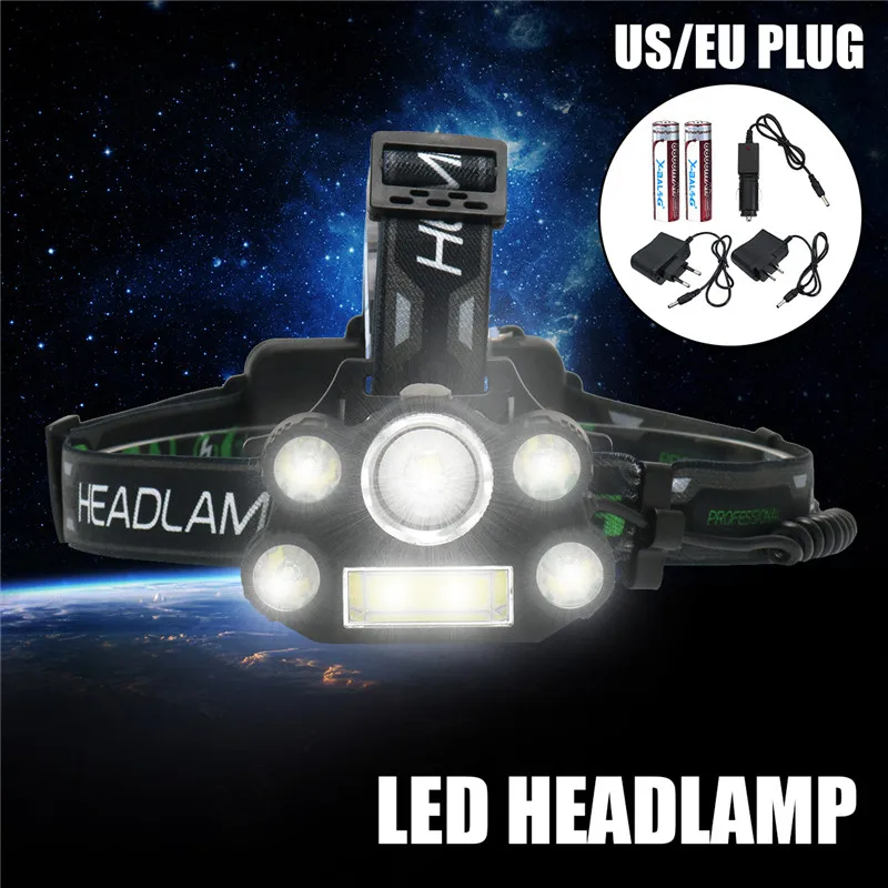 

Mising T6 LED Headlamp Zoomable Headlight Waterproof 6 Modes Head Torch Flashlight Head Lamp Fishing Hunting Light Outdoor