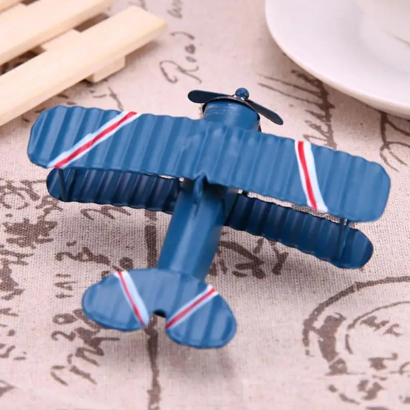 Винтажная металлическая модель самолета планер биплан Aeromodelo игрушечные модели