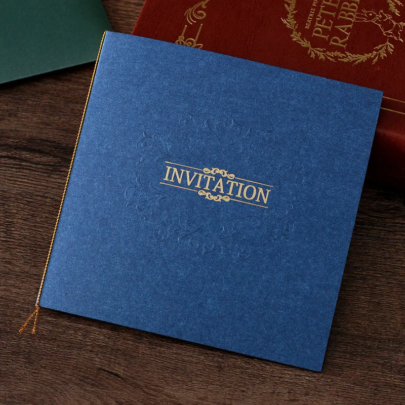 

Blue Business Invitation Invitation Event Conference Invitation Creative Print Invitation Card
