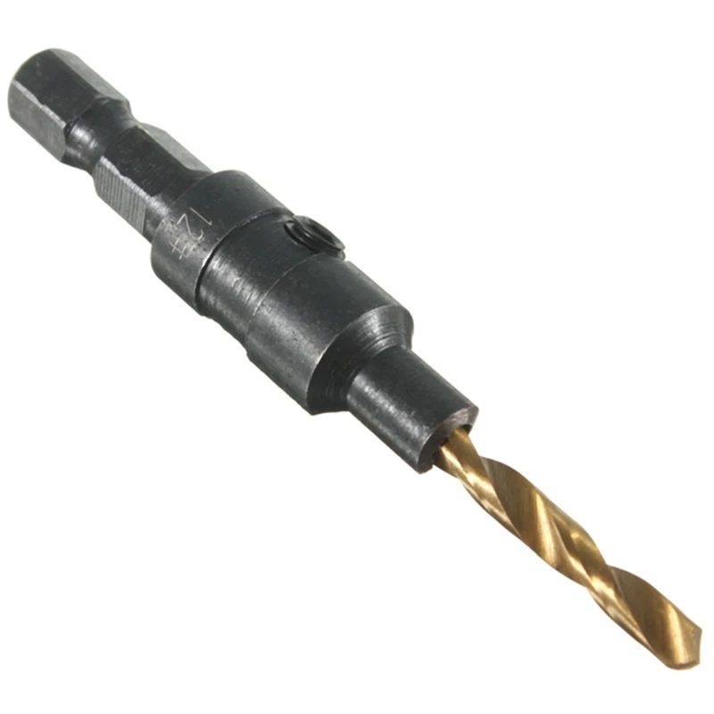 4Pcs HSS Countersink Drill Bit Cone Bit Set Quick Change Wood Hex Shank Screw Carpentry Woodworking Tools 6#,8#,10#,12# Tool Set 4Pcs HSS Countersink Drill Bit Cone Bit Set Quick Change Wood Hex Shank Screw Carpentry Woodworking Tools 6#,8#,10#,12# Tool Set