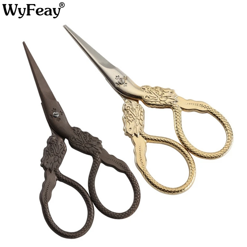 

Dragon Shape Innovative Zakka Stainless Steel European embroidery Vintage Scissors Sewing Scissor for Needlework Tailor Shears
