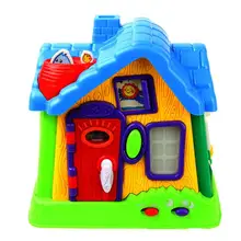 Родитель-ребенок Интерактивная игрушка легкая музыка Многофункциональный мультфильм Happy House