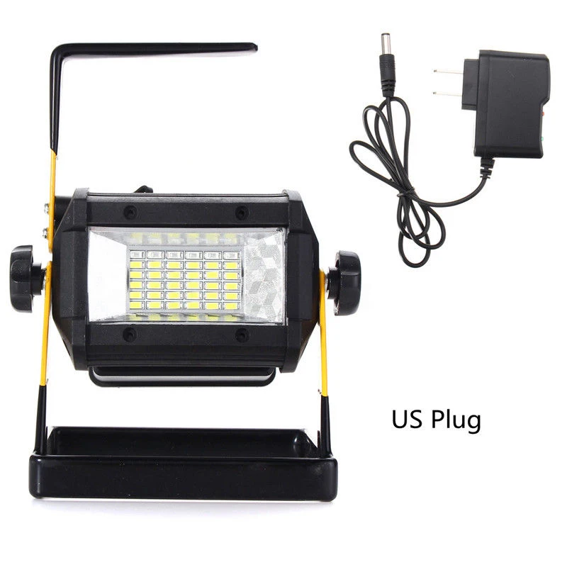 

50W 36 LED Portable Rechargeable Camping Flood Light Spot Work Outdoor Lawn Lamp Emergency Spotlight Mayitr