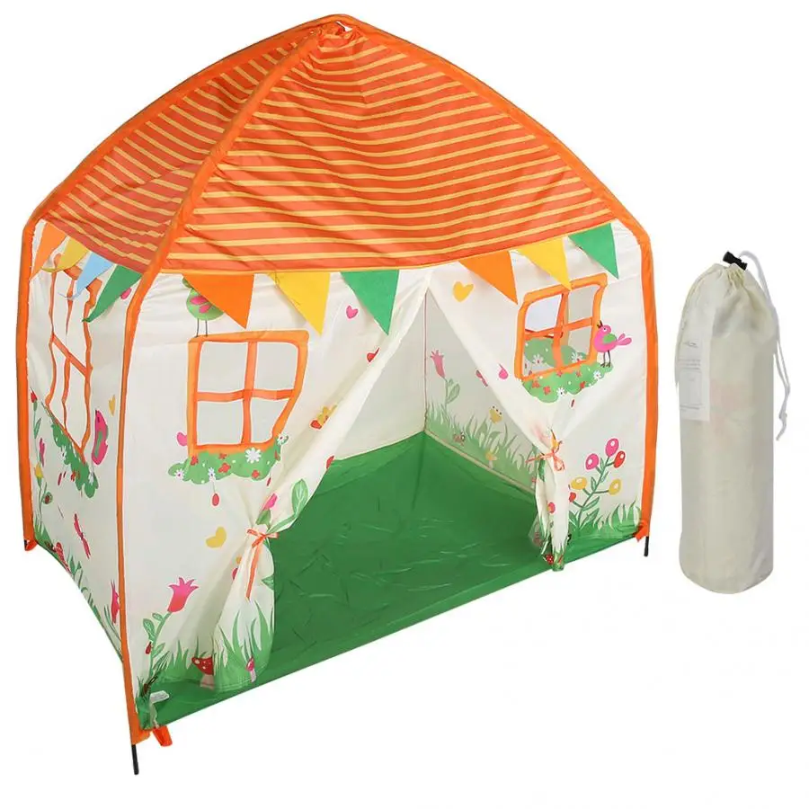 

Baby Kids Portable Movable Tent Set Colorful Large Space Kids Playhouse Children Outdoor Indoor Garden House Play Tent