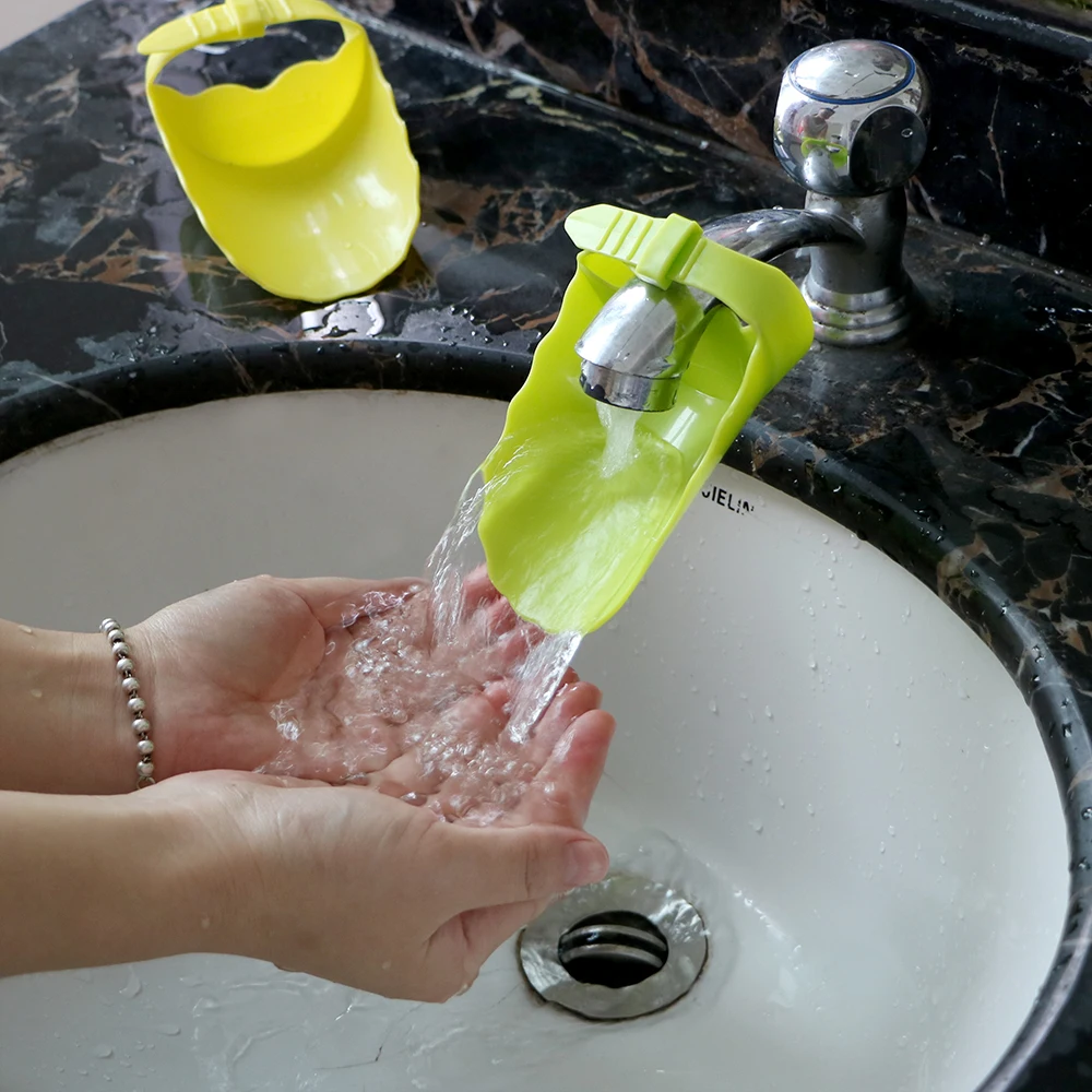 HOOMIN Plastic Children's Guide Faucet Extender Sink Faucet Extension Adjustable Baby Hand-washing Device HOOMIN Plastic Children's Guide Faucet Extender Sink Faucet Extension Adjustable Baby Hand-washing Device