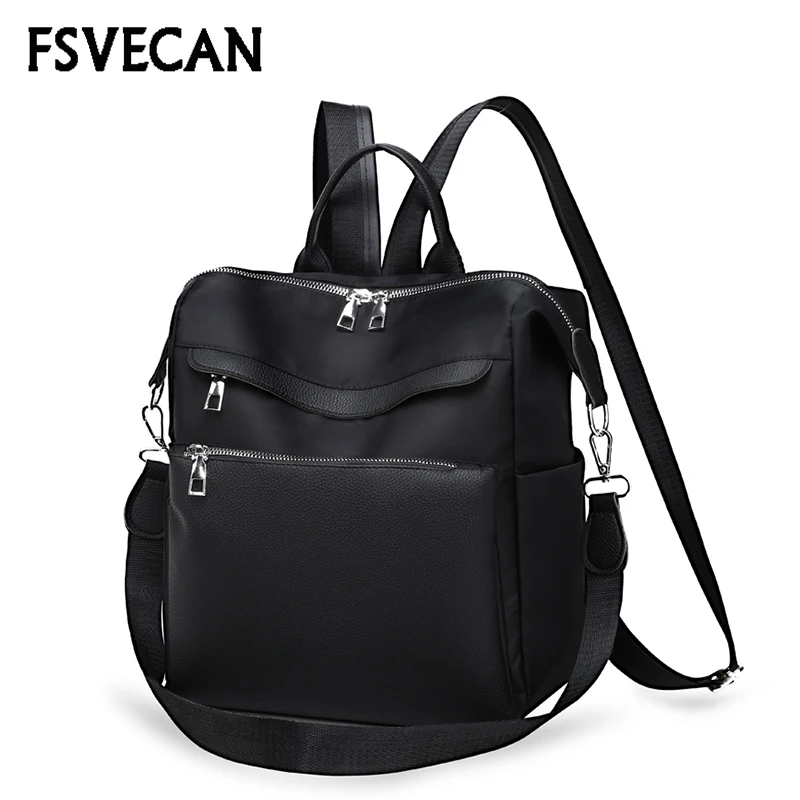 

Square Backpack Women Multifunction Shoulder Bag Style Casual Nylon Waterproof Anti Theft Backpack Female New Mochila Mujer 2019