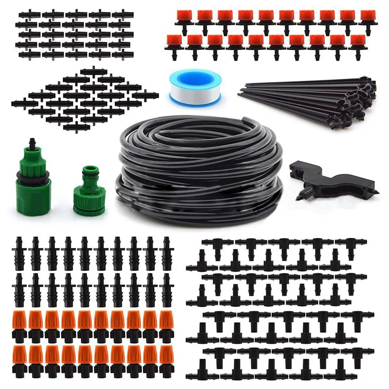 

Water Irrigation Micro Drip Watering System Automatic Plant Garden Tool Set UK