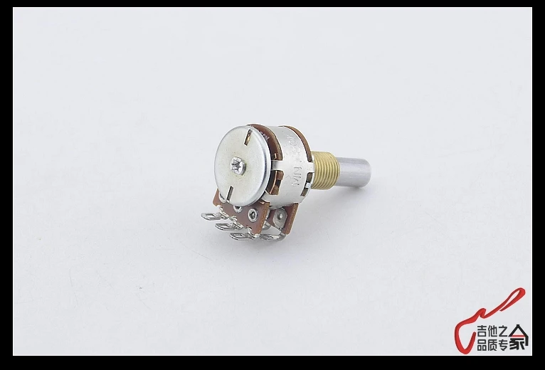 Guitar Potentiometer 1 Piece MN250K/MN500K Brass Bushing Solid Shaft Dual Blend Balance Potentiometer(POT) With Center Detent MADE IN KOREA