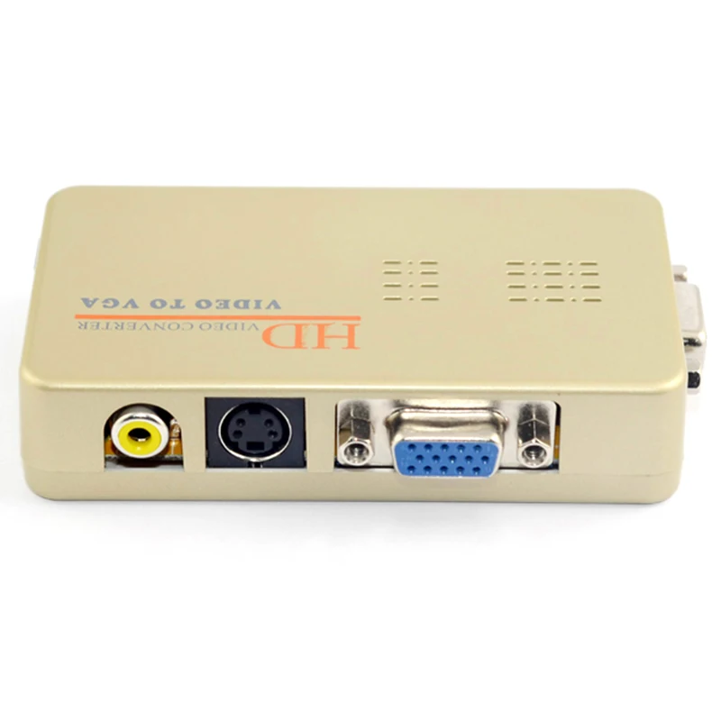 

Av To Vga Video Converter Pc To Tv Converter The Conversion Of Vga Signals Into Video/S Video Signals.Eu Plug