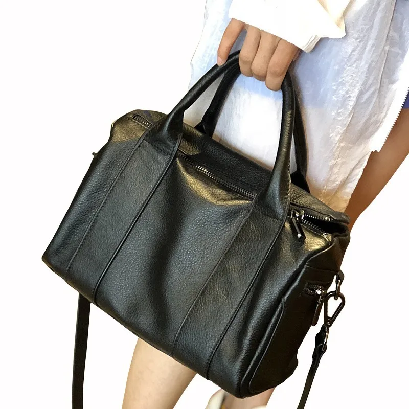 

2019 New Pattern Genuine Leather Handbags Women First Layer Leather Shoulder Bag Women Luxury Handbags Women Bags Designer