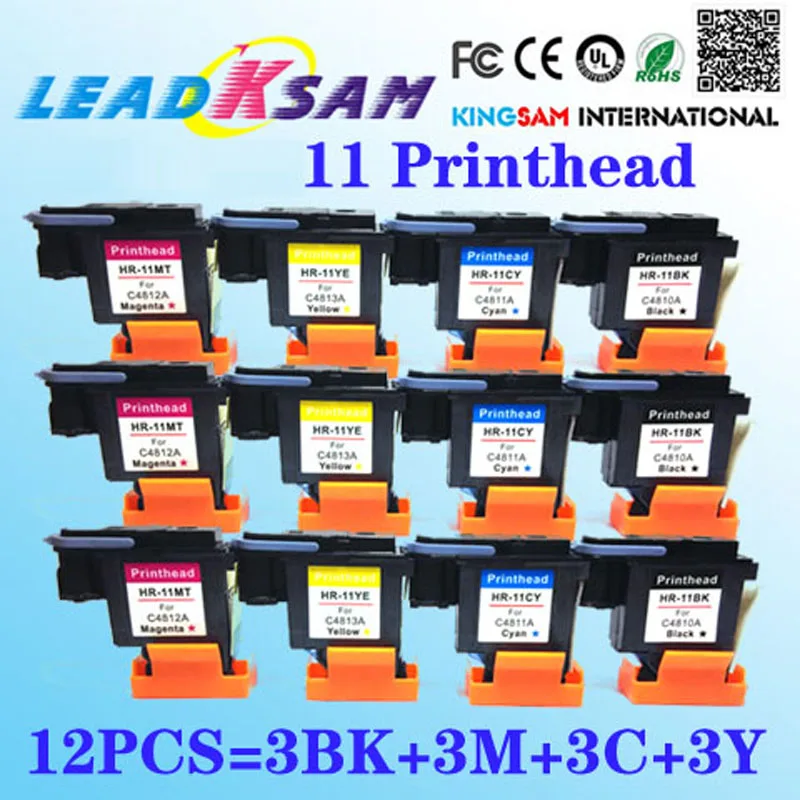 Печатающая головка для C4810A C4811A C4812A C4813A совместима с hp11 1000 1100 1200 2200 2280 2300 2600 2800 CP1700