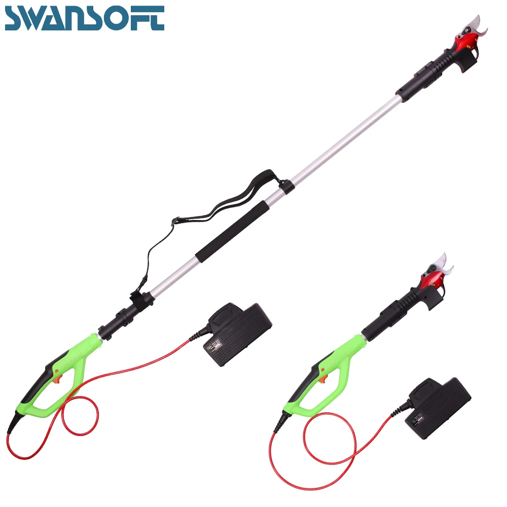 

Electric Litchi peach Tree Grape pruning shear handheld lengthening rod charging type pruning machine
