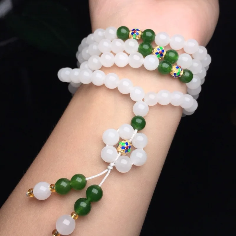 

2018 Pulseira Masculina Bracelets & Bangles More Than 7 Mm Beads Sweater Chain Bracelet Can Do Quality Goods With Certificate