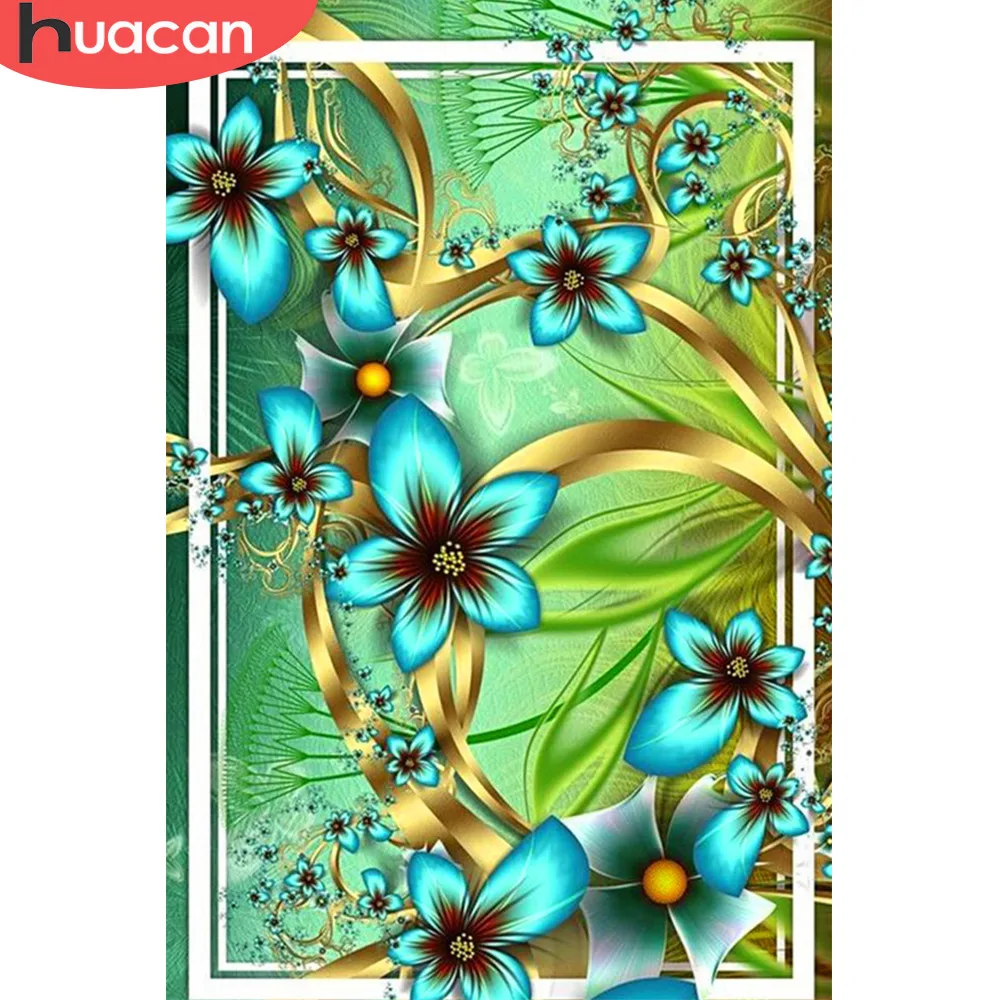 

HUACAN 5d Diamond Painting Full Drill Square Flowers Diamond Embroidery Sale Flower Pictures Of Rhinestones Hobby And Handicraft