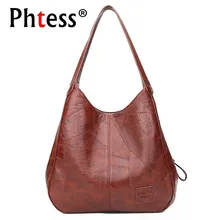 Женские кожаные сумки, высокое качество, Женская сумочка, винтажная женская сумка-мессенджер, одноцветная сумка через плечо, мягкая