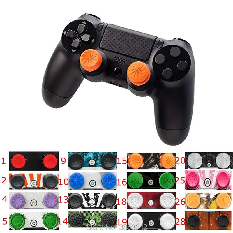 

2 in 1 CQC FPS Analog Grip Extended Thumbsticks Joystick Extenders For PS4 Dualshock 4 Pro Slim Controller Gamepad Retail Pack