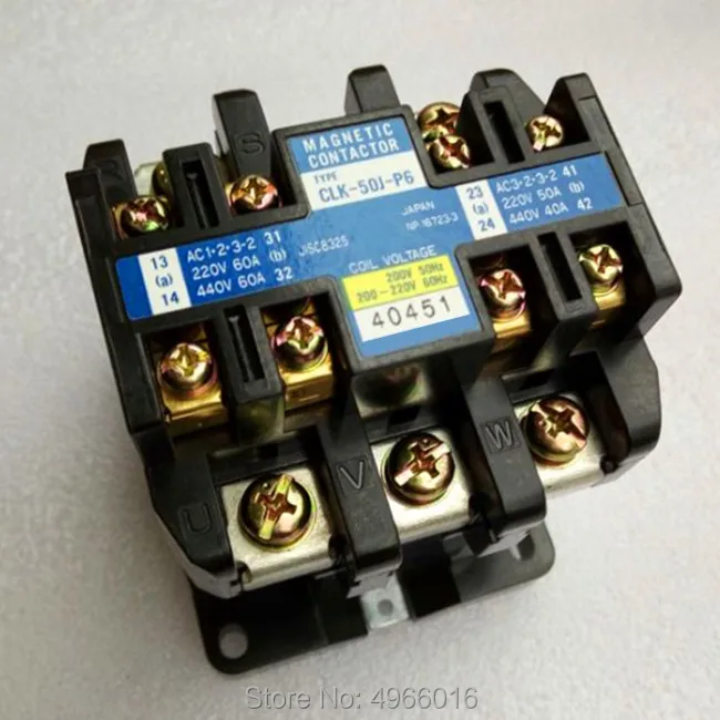 Оригинальный контактор переменного тока CLK-50J-P6 AC220V DJ оборудование аксессуары |
