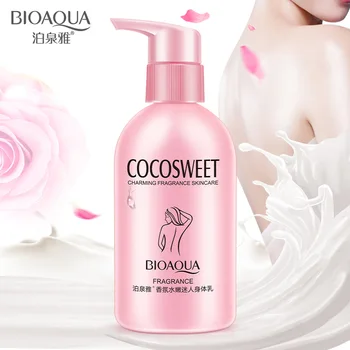 

Charming fragrance supple body milk Moisturizing silky body lotion skin care whitening Hydrating exfoliating body care cream