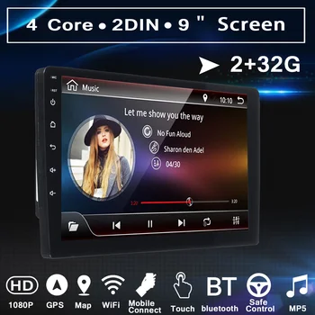 

9" for Android 7.1 Car Stereo 2 Din 2G+ 32G bluetooth WIFI GPS Radio Video MP5 Player Navigation Car Multimedia Player