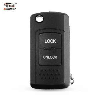 

Dandkey 2 Buttons Flip Folding Car Remote Key Shell Case Fob For Mitsubishi Key For Lancer Car Key With Left Right MIT8 Blade