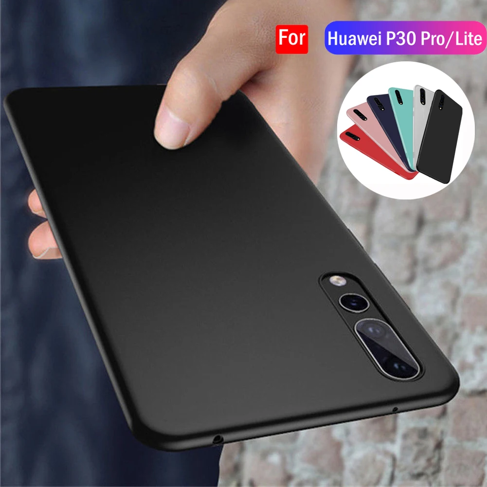 Чехол для huawei P30 Pro/P30 Lite тонкий силиконовый резиновый матовый чехол из ТПУ P Smart