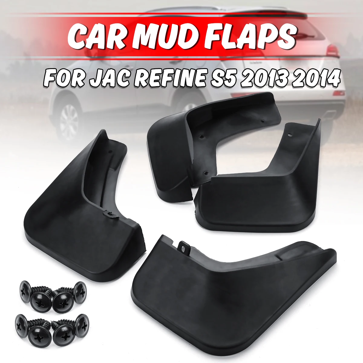 

Front Rear Mud Flaps for JAC Refine S5 2013 2014 For Fender Mudguard Splash Guard Mudflap Car Accessories