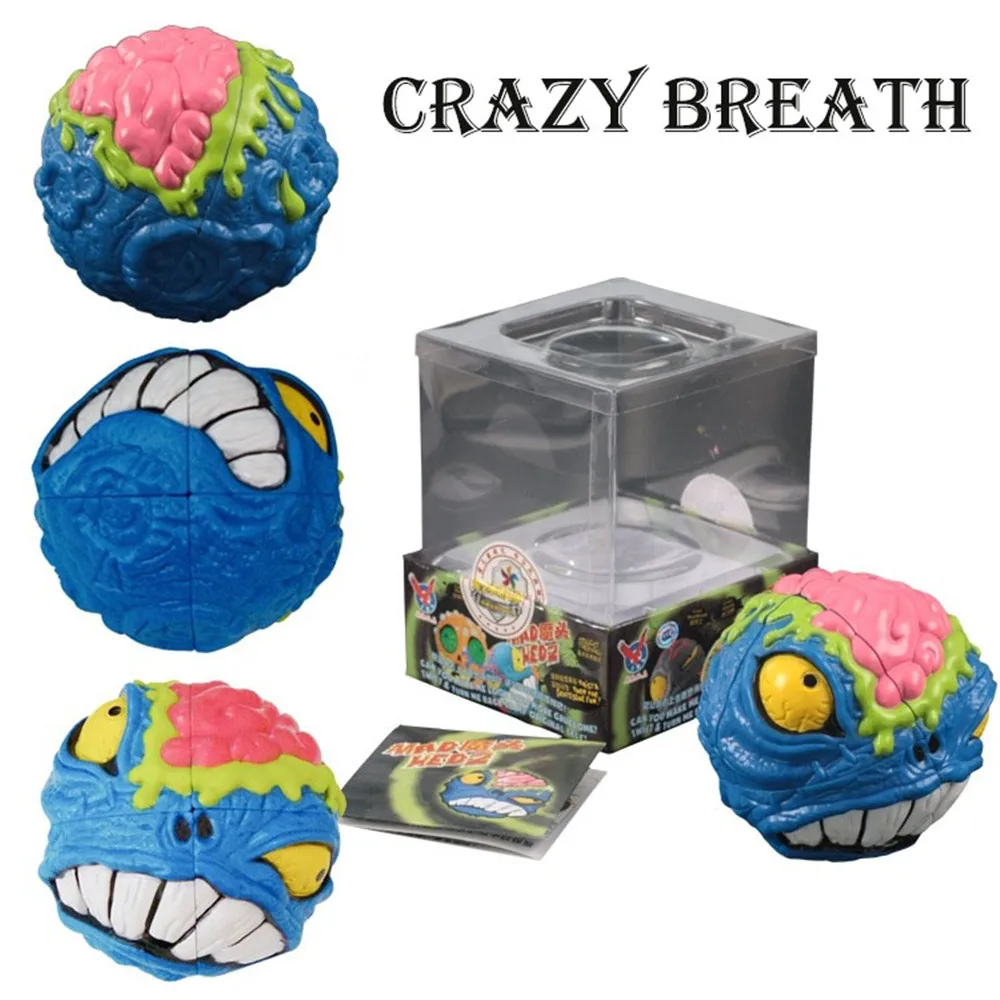 Mad шары дьявол глава Hedz Magic Cube puzzle нео куб игрушки Сумасшедший Хэллоуин подарки