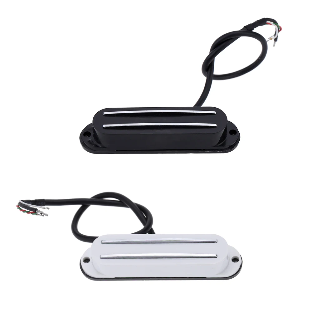 Электрогитара пикап Двойной Горячий рельс одна катушка Humbucker Пикап 4 провода для