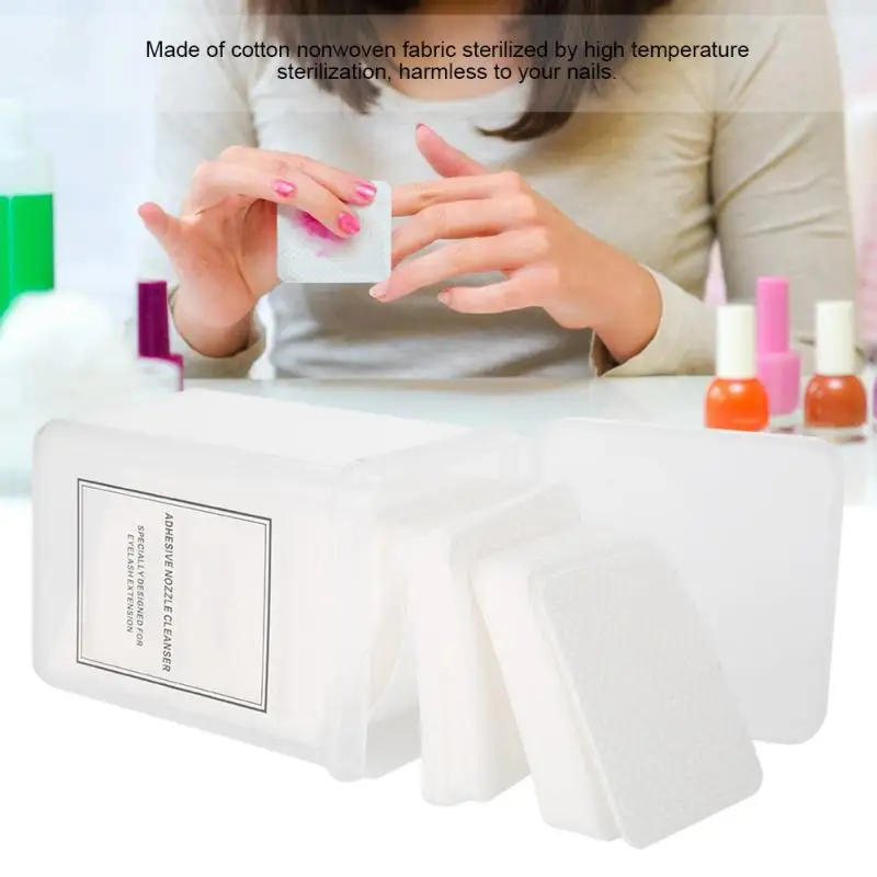 

TMISHION 200Pcs/Lot Non-woven Fabric Nail Wipes Napkins Nail Art Nail Remover Wipes For Gel Polish Remove Nails Pads Paper