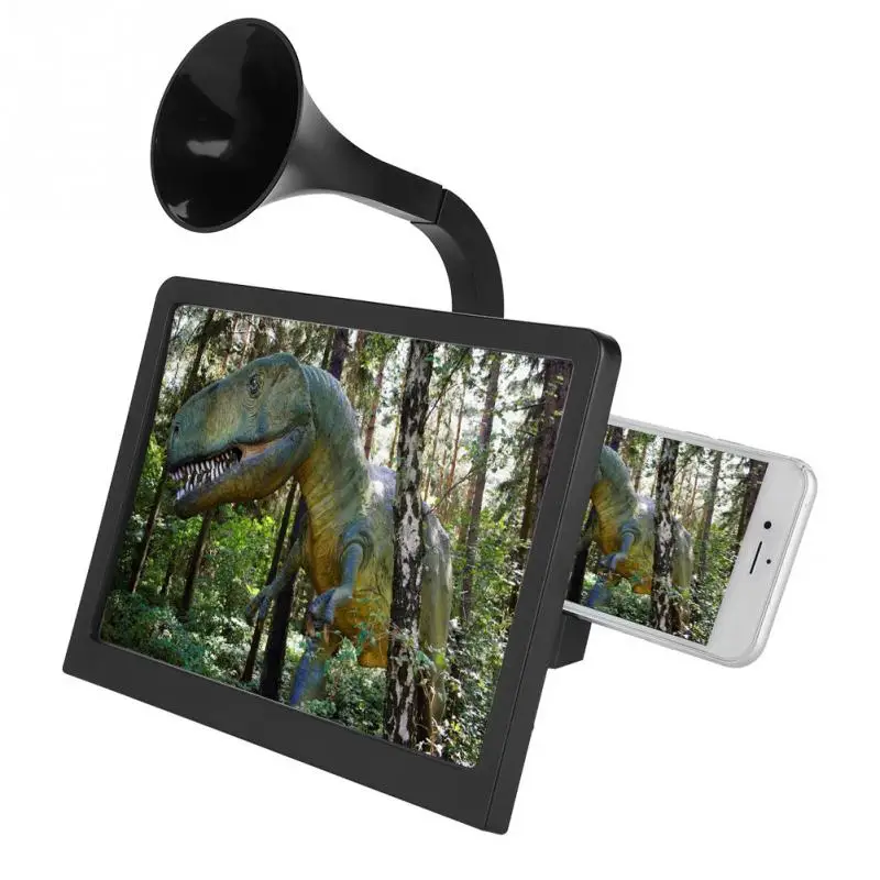 3D экран усилитель мобильного телефона видео HD Лупа кронштейн увеличить экран телефона увеличительное подставка для защиты глаз для iphone