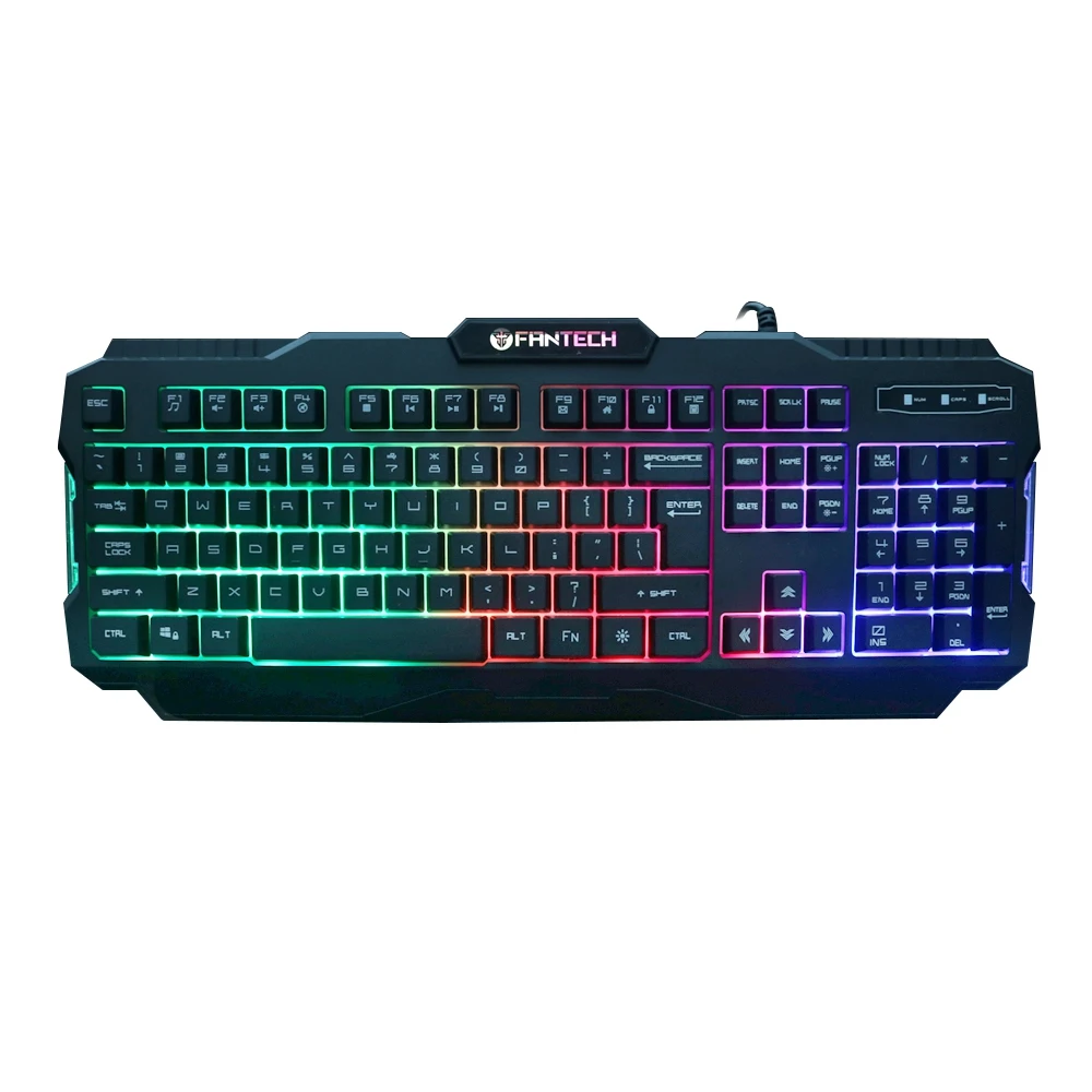 

Fantech K511 Professional Usb Game Backlit Keyboard 104-Key Wired Game Keyboard