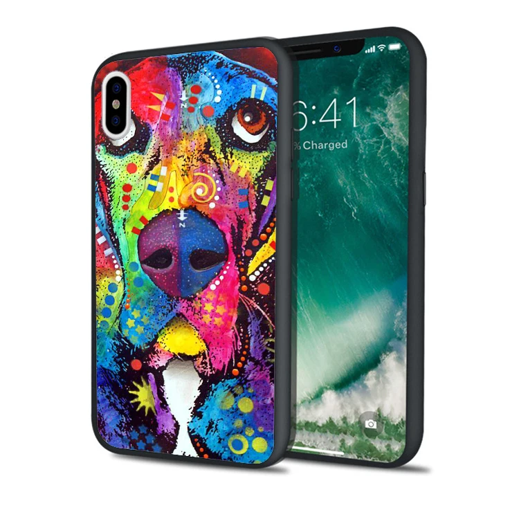Coque Бассет-Хаунд Собака милый черный силиконовый чехол для телефона iPhone XS Max XR 10X7 8