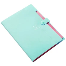 5 слоев А4 бумага Carpeta файл папка акрил расширение Archivadores Anillas Сумка для документов водонепроницаемый офисные канцелярские принадлежности