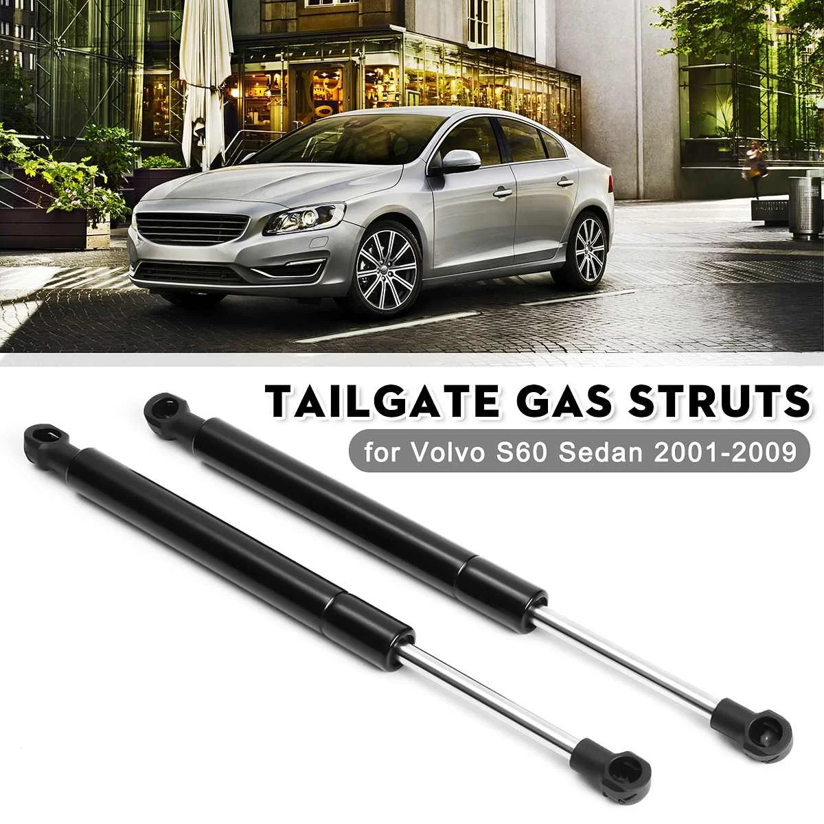 

Car Rear Trunk Tailgate Boot Gas Spring Shock Lift Struts Strut Support Rod Arm Bars Bracket For Volvo S60 Sedan 2001 - 2009