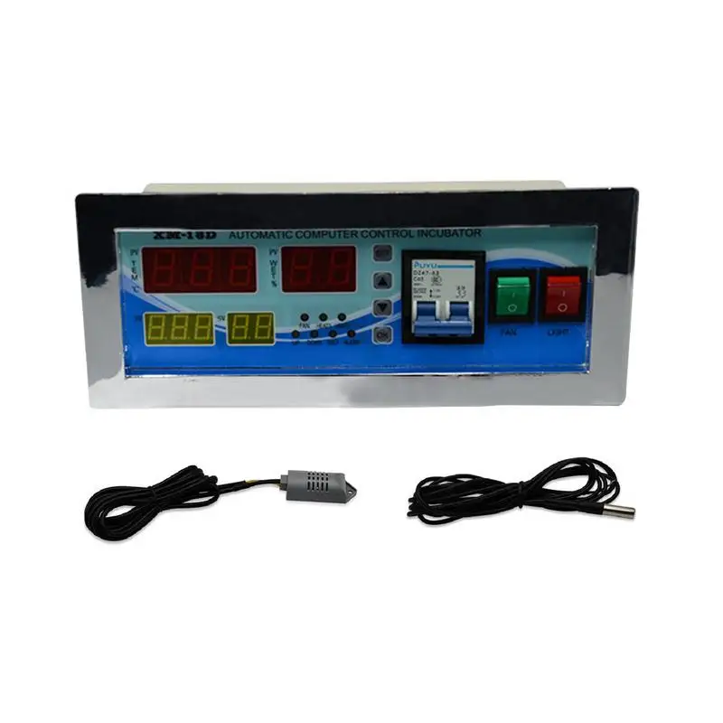 

High Quality 220V/110V XM-18D Multifunction Controller Temperature Humidity Incubator Automatic Incubator Egg Hatcher