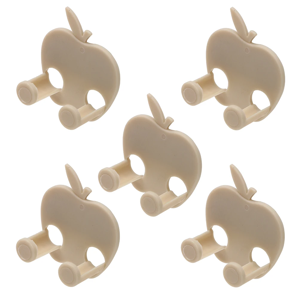 5 قطعة/المجموعة التشطيب التوصيل حامل هوك تخزين الرف جدار لزجة شماعات حامل الذاتي لاصق السنانير المطبخ المنزل التخزين المنظم