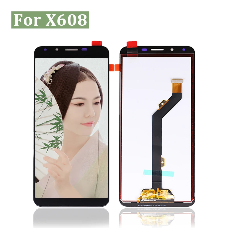 Протестировано для Infinix Hot 6 Pro LCD с кодирующий преобразователь сенсорного экрана в