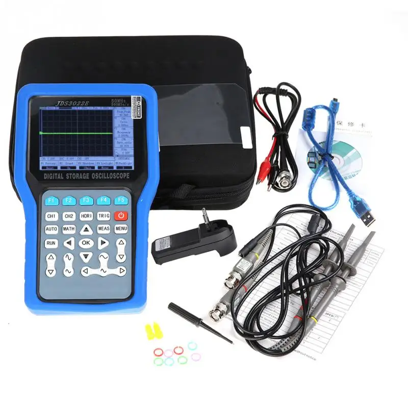 JDS3022E Oscilloscope Kit Handheld 2CH 50MHz 500MSa/S Digital