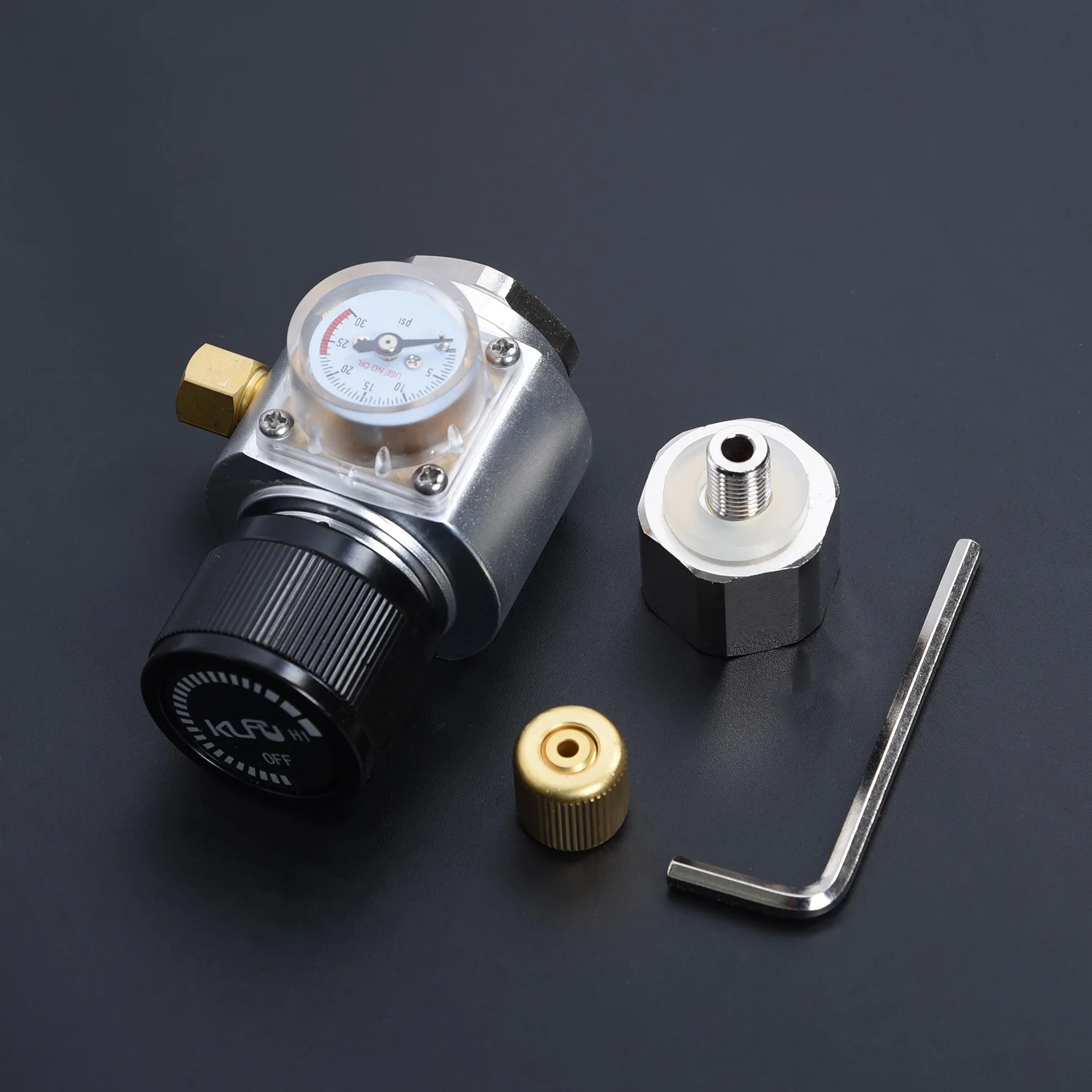 

CO2 Charger Regulator+Adapter Kit For Soda Stream Cylinder Draft Beer Homebrew